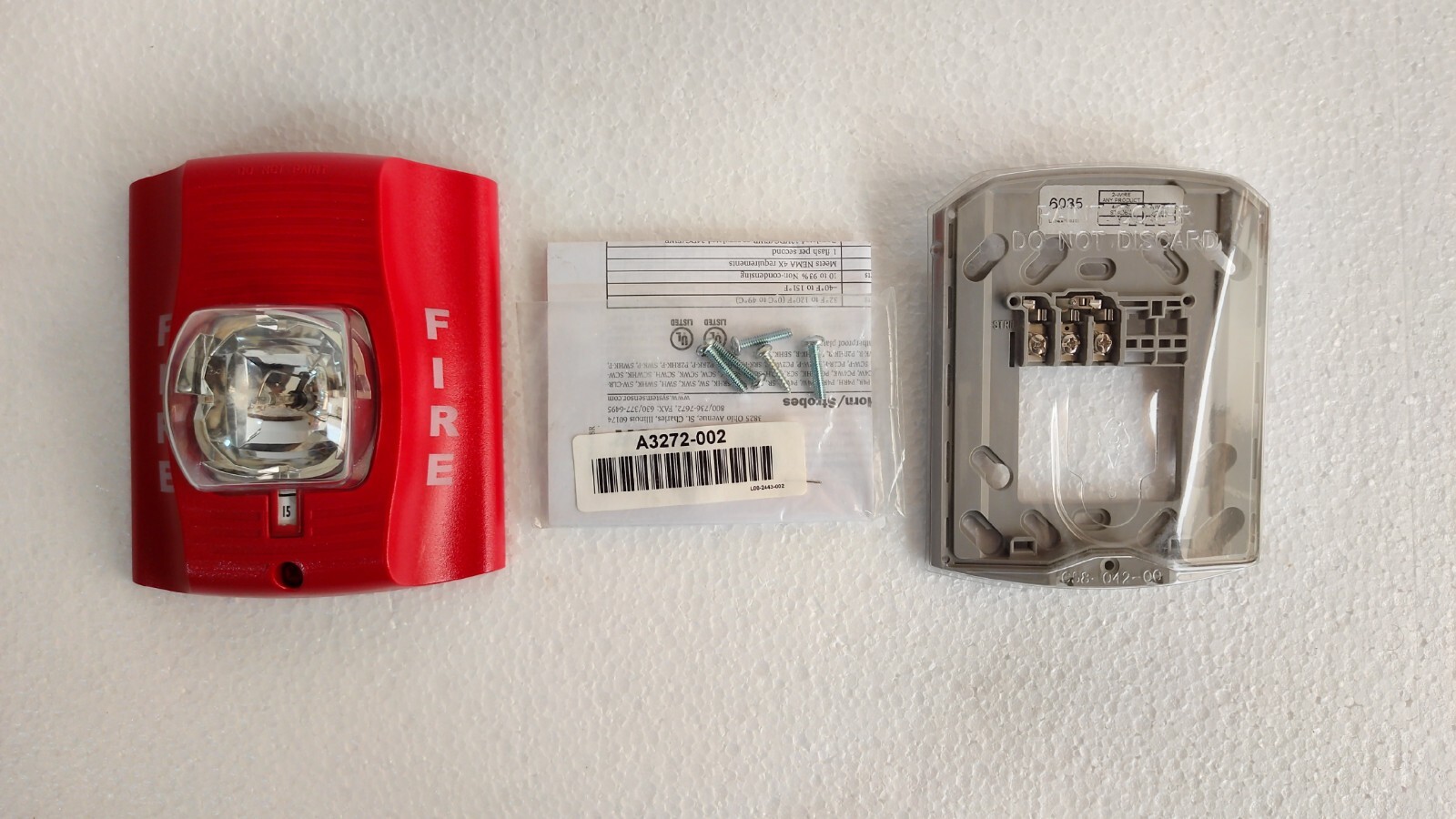 Spectra Alert System Sensor sr / SR Fire Strobe